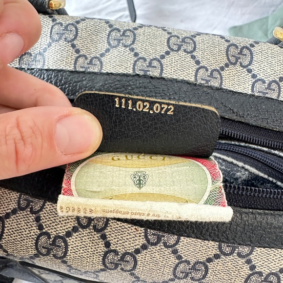 GUCCI GG Canvas Sherry Line Vintage Boston Bag Authentic - Picture 5 of 15